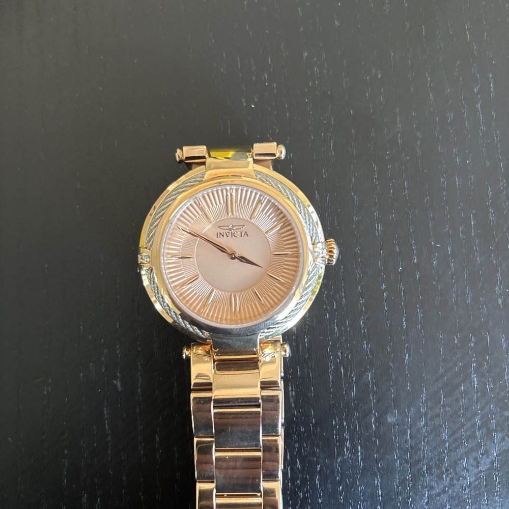 INVICTA BOLT 35355 ROSE GOLD TONE QUARTZ 40MM WRIST WATCH